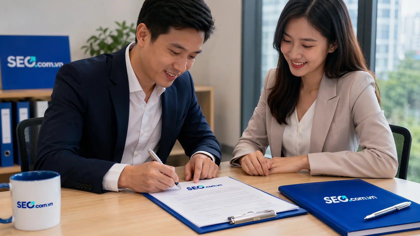 Click để chọn ảnh — bấm “Thay ảnh” mới mở Media Library SEO.com.vn – Nền tảng SEO và đội ngũ tư vấn