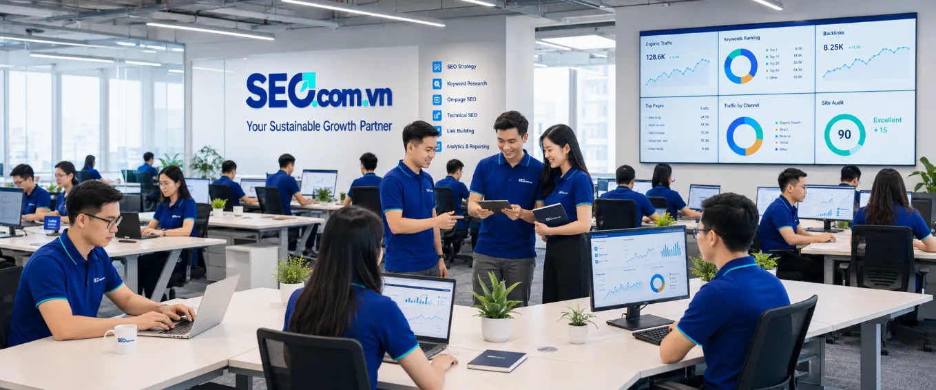 SEO.com.vn – hoạt động tư vấn, đào tạo và triển khai SEO